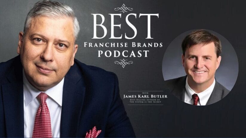 Blog Covers (6) Best of the Best in Franchising Podcast logo with headshot of Pat Abernathey